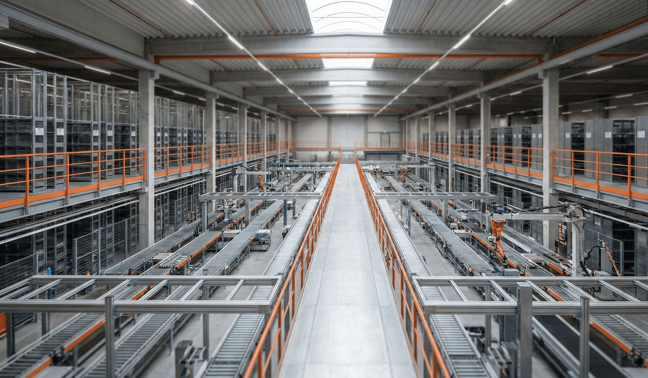 Red logística compleja que representa anticipación de retrasos y disrupciones