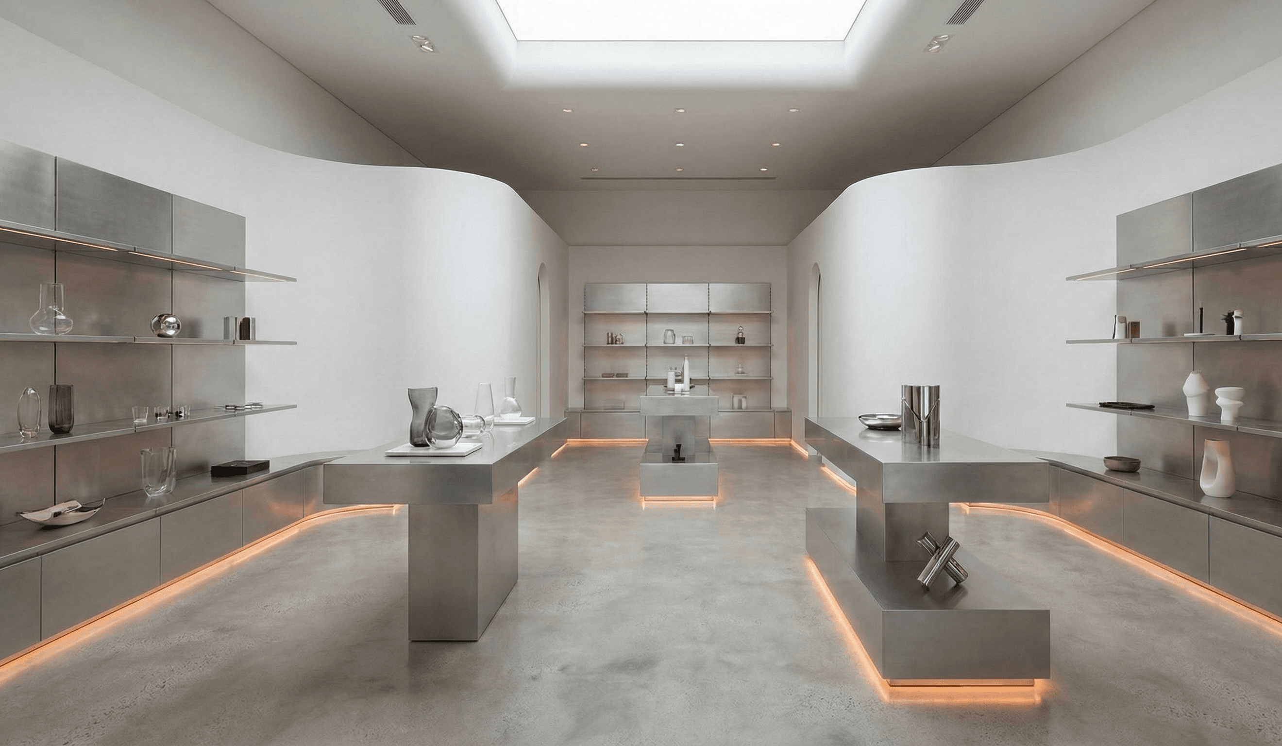 Interior comercial refinado utilizado como fondo para IA aplicada a retail y comercio electrónico